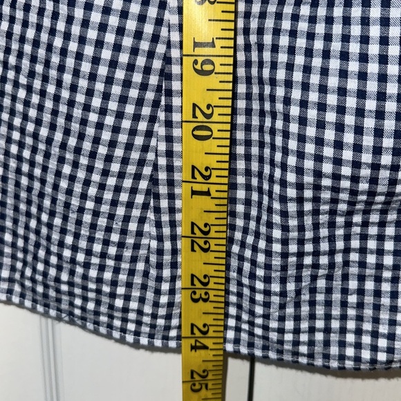 Pixie Market Gingham Check Women’s Off Shoulder Long Top Size Small - Picture 4 of 10